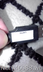 EIZO EX1 USBコネクタ部のラベル