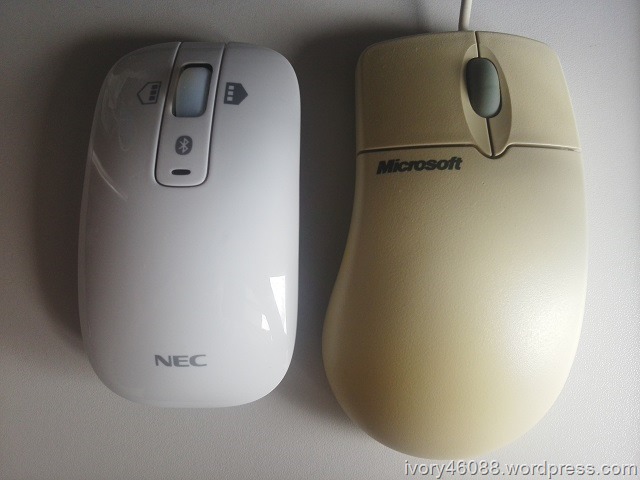 Bluetoothマウス 大きさ比較
